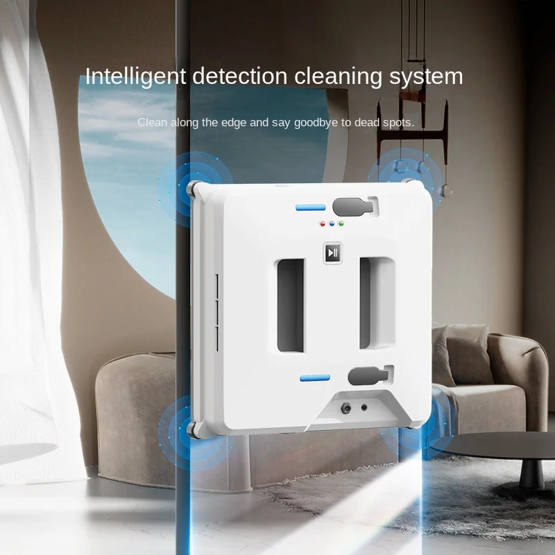 Square window cleaning robot double water spray automatic intelligent planning window cleaner automatic window cleaner robot