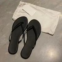 Leather Flip Flops Women Flat Sandalias Casual New Design Beach Slippers Female Narrow Band Jandal Sandals for Woman Slides - Image 5