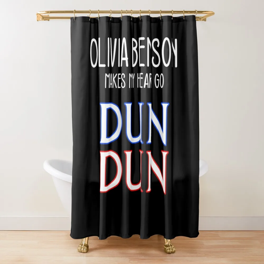 

Olivia Benson Makes My Heart Go DUN DUN, Law & Order SVU Design Shower Curtain Bathroom And Shower Shower For Bathrooms Curtain