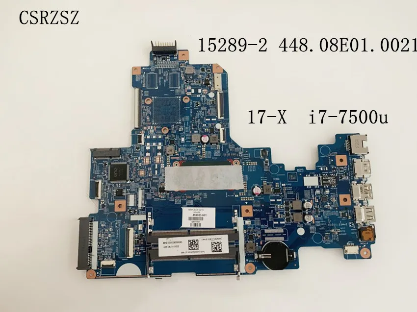 

For HP Pavilion 17-X Laptop motherboard with i7-7500u CPU 15289-2 448.08E01.0021