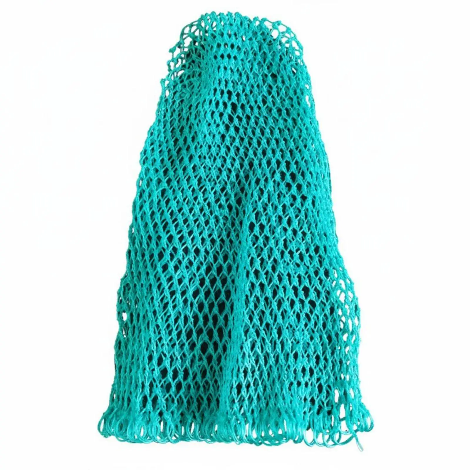 Durable Mesh Fishing Net Pocket Handwoven Landing Net Bag for Daily Fishing Tool Replacement and Commercial Settings