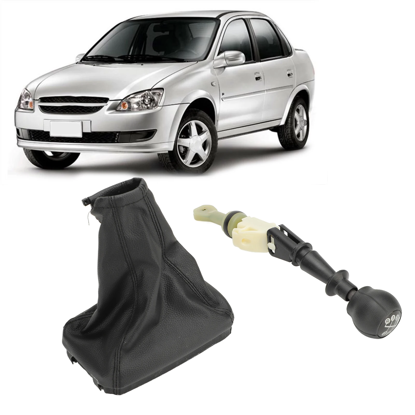 

Shift Knob Gear Lever Boot Dustproof Easy Installation 93382834PA for C1 C2 C3 Monza Columpio Shift Knob Lever Dust Cover Kit