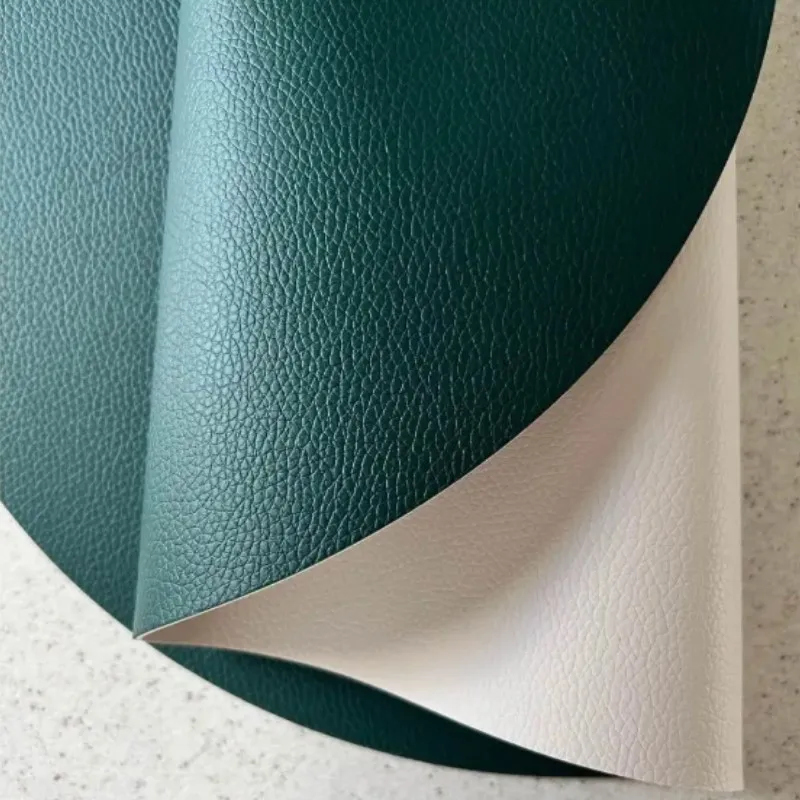 1/4/10PCS Faux Leather Oval Placemats Double-Sided Color PU Table Mats Christmas Table Decor Kitchen Party Accessories