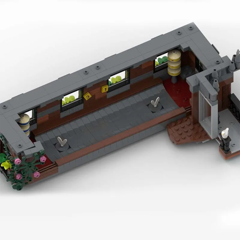 2567 PCS 시티 센터 바 모듈형 맞춤형 빌딩 블록 레트로 건축 모델 디스플레이 장난감 어린이 DIY 조립 생일 선물