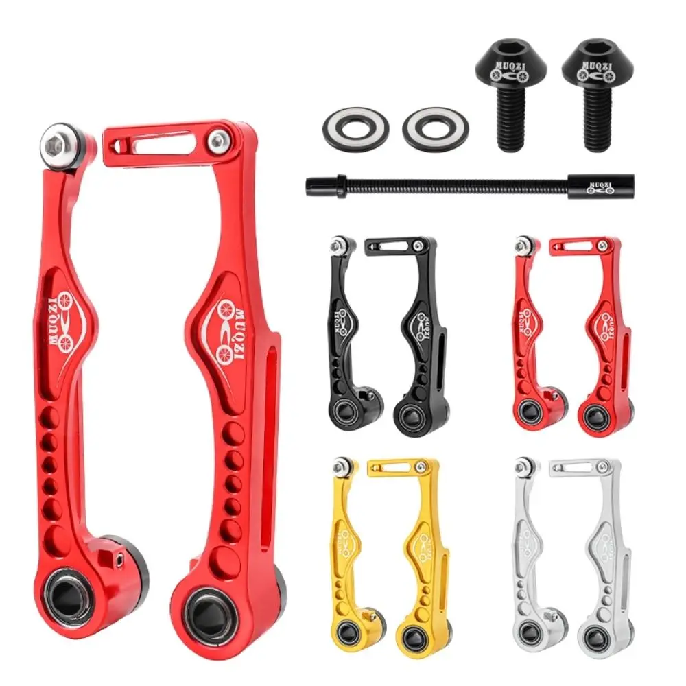 

Bike Parts Aluminum Alloy Bike Brake Set Ultralight Practical Cables and Lever Kit Short/Long V Brake Caliper Set Road Bike