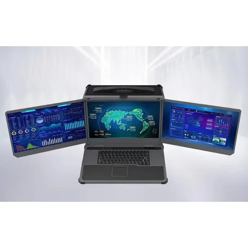 Three-screen reinforced laptop three-proof laptop users