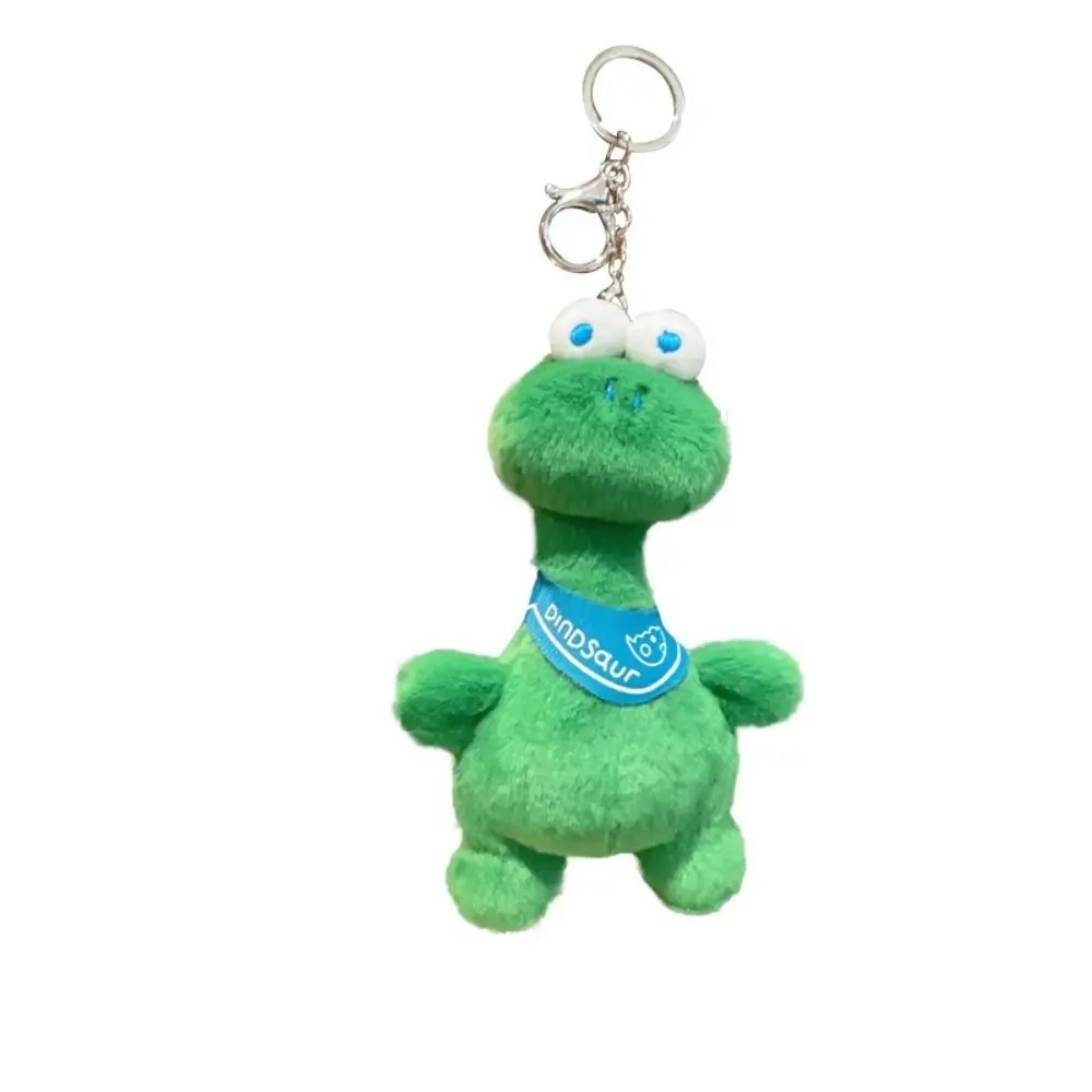 Car Ornament Plush Pendant Accompany Toys Plush Dinosaur Keychain Green Dinosaur Doll Dinosaur Plush Keyring Backpack Pendant