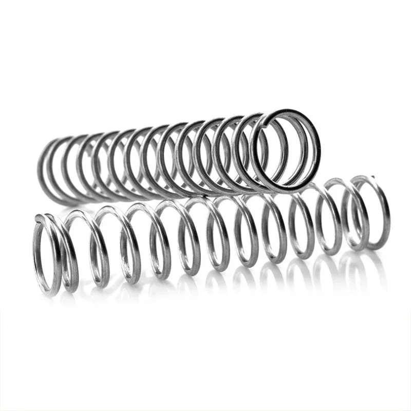 304 Stainless Steel Compression Spring Y-shaped Shock Absorption Return Spring 10pcs Wire Dia 1.2MM OD 8~20MM L:10~200MM