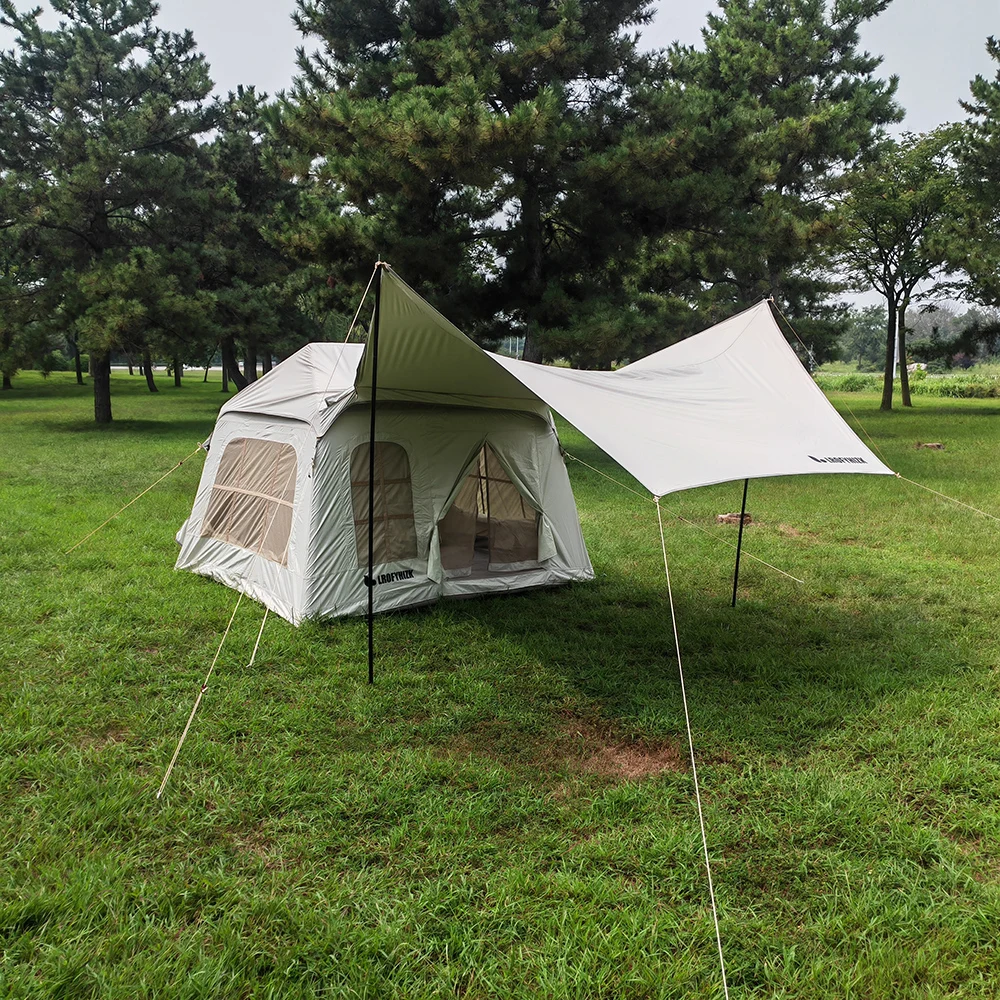Portable Foldable Customizable Inflatable Tent Four Season Wear Resistant Spacious Backyard Leisure Shelter