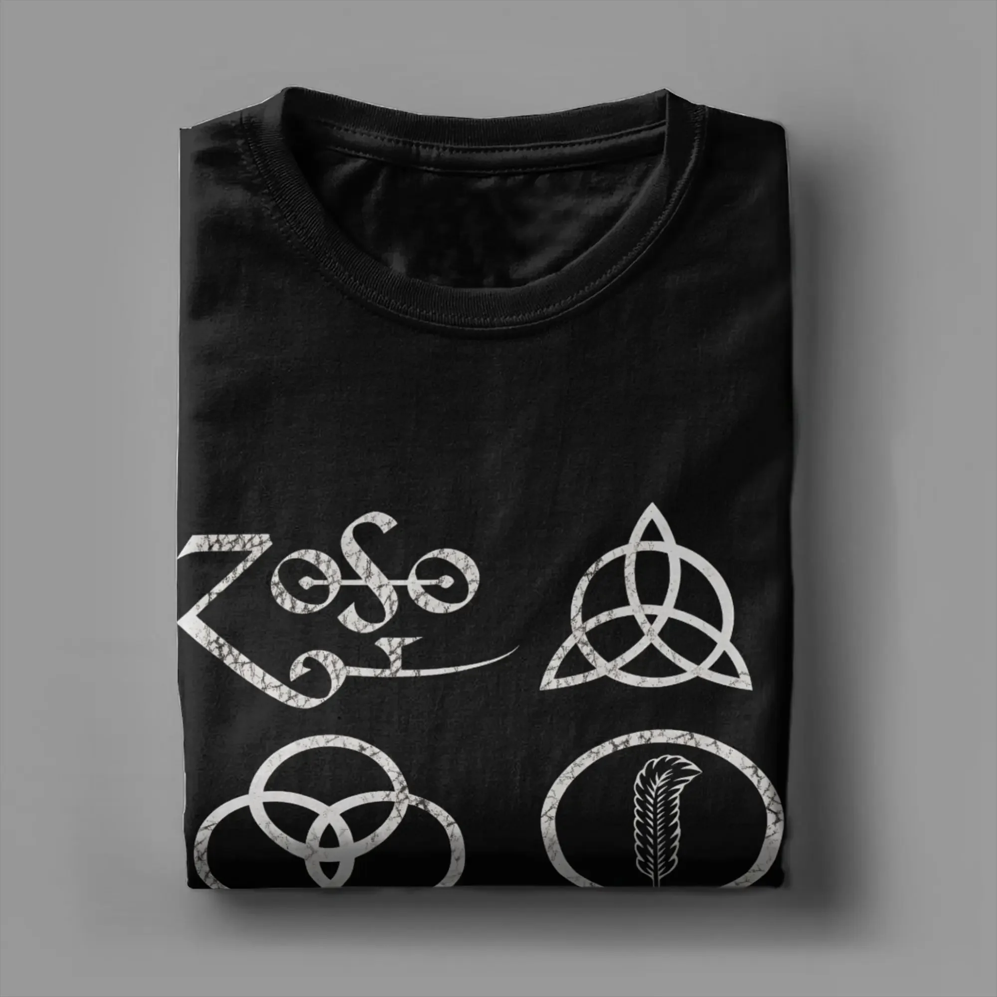 The Mother Ship Led Zeppelin T Shirt Summer  Hipster T-Shirts 100% Cotton O-Neck Oversized Clothes Short-Sleeve Vintage Tops