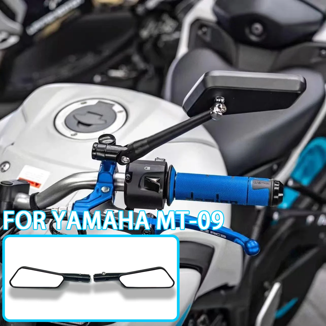 

CNC For YAMAHA MT 09 MT-09 MT09 SP Motorcycle Mirror Wind Wing Side Rearview Reversing Mirror Anti-Glare 360° Adjustable