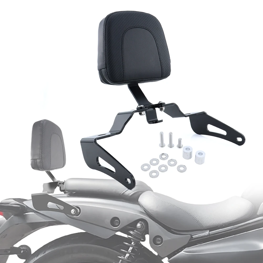 

Для мотоцикла Kawasaki Eliminator 500 (2024-2025) — Стальная съемная спинка-опора для пассажира с подушкой