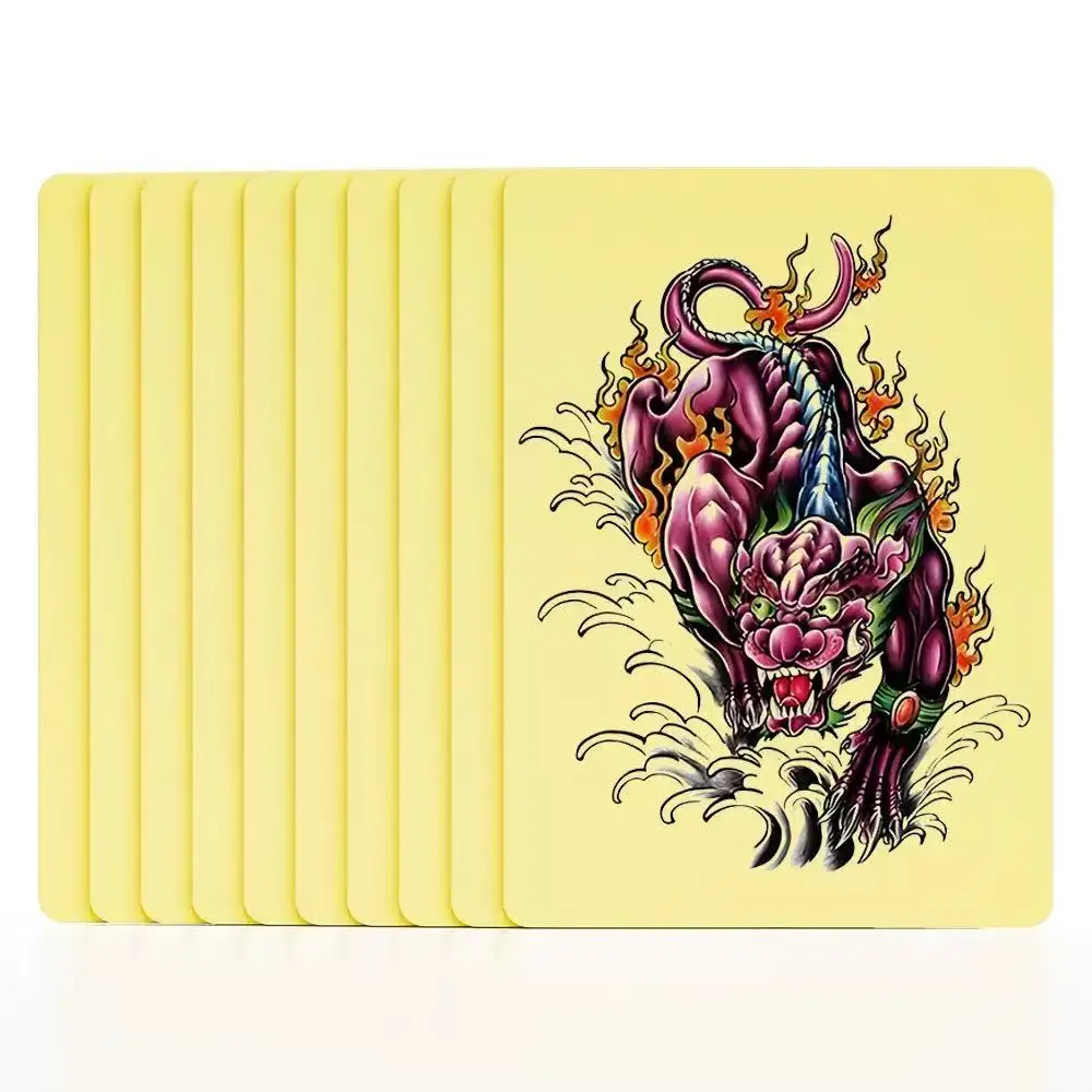 3MM Thick Tattoo Practice Skin Blank Double Sides Big Size Tattoo Practice Fake Skin for Permanent Makeup