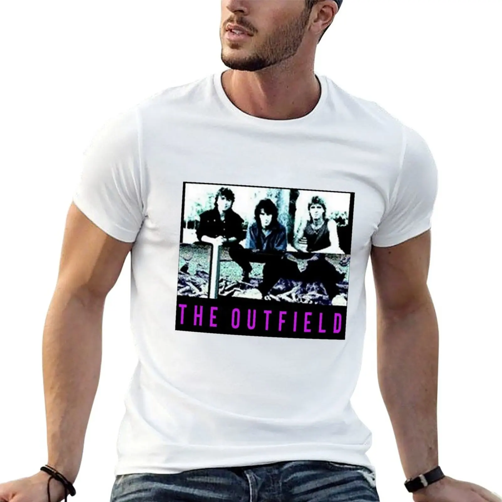 Camiseta The Outfield Band Music Your Love Tour 2019, camiseta de algodón para hombre, camiseta de verano para hombre, camisetas informales para hombre