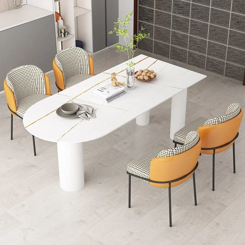 

Living Room Design Dining Table Nordic Minimalist Breakfast Luxury Dining Table Living Modern Table A Manger Home Furniture