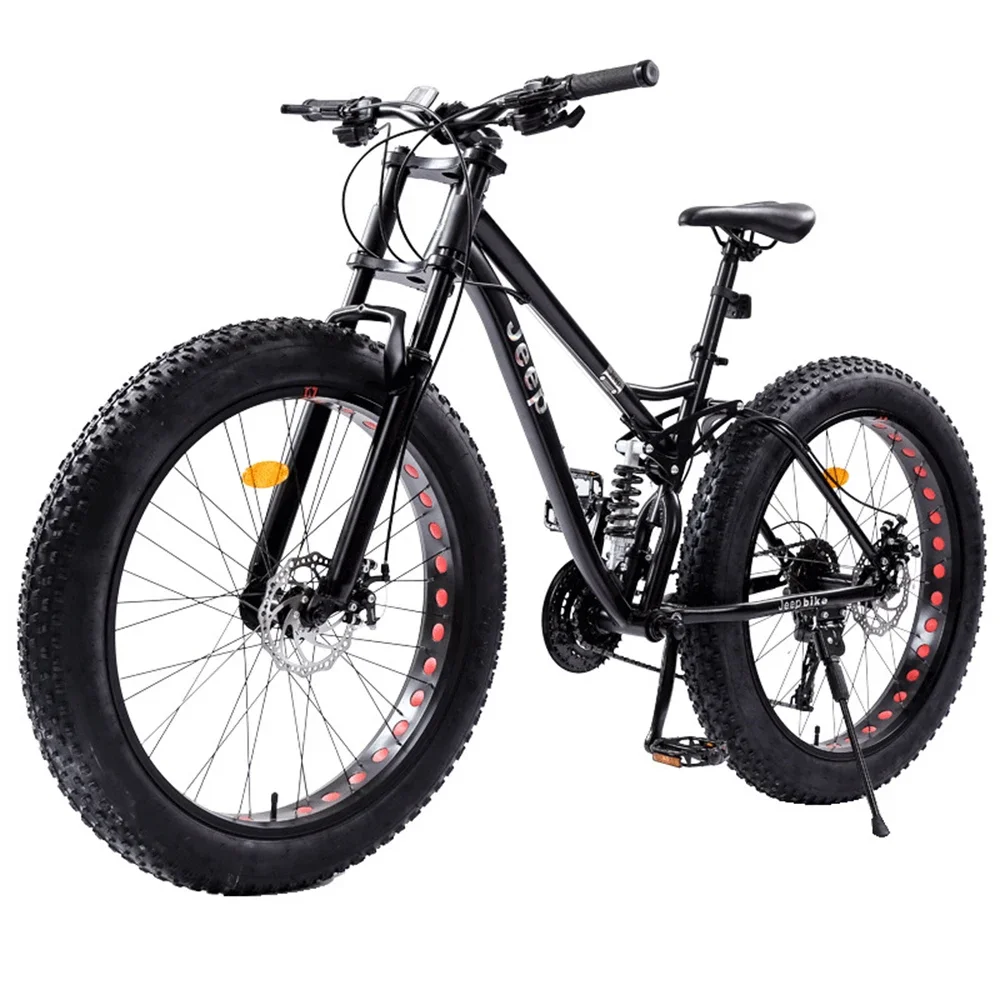 

Mountain Bicycle Snowbike With Anti-Skid And Wear-Resistant Tire Widening Shoulder Shock Absorption Front Fork