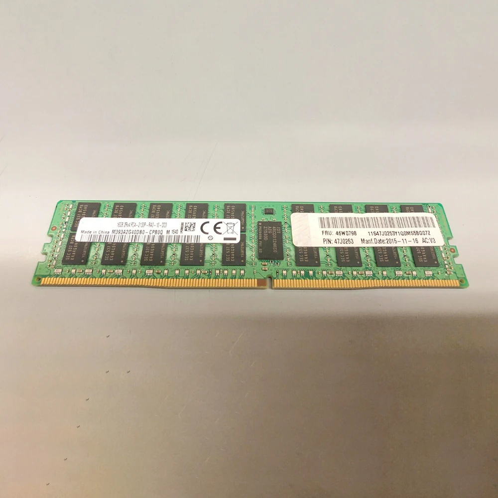 1 قطعة ذاكرة الخادم ل IBM RAM X3650 M5 X3850 X6 46W0798 46W0796 47J0253 16GB DDR4 2133 ECC REG