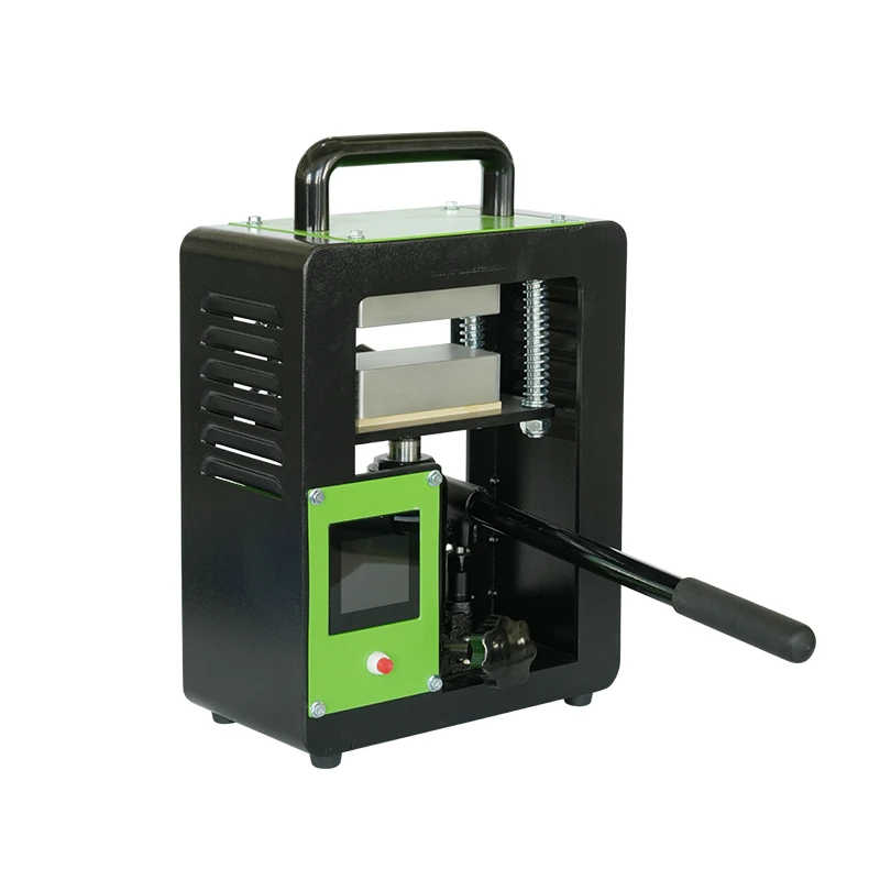 

AP1905 Hydraulic Heat Press 5T 2.4 X 4.7Inch Anodized Aluminum Plates Kit Temperature Controller Box for Solventless Extractions