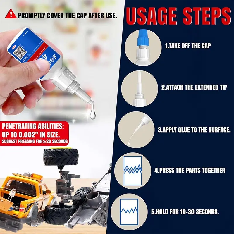 لوليفل 406 غراء فوري، سيانو أكريليت، غراء فائق، 5 ثوانٍ سريع الجفاف، للمعادن والبلاستيك والمطاط والزجاج والألعاب والأحذية والورق، إصلاح سريع، ليس من السهل تبييضه، المصنع مباشرة، 20 مل، 1-3 قطع، مجانًا، أرسل أنبوب القطا #3