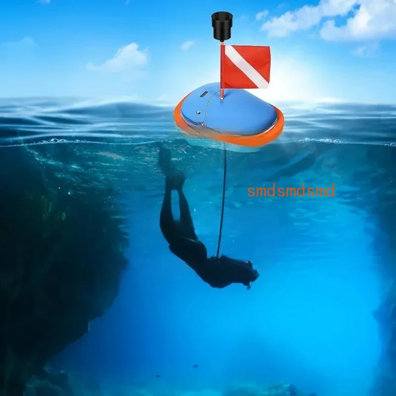 Portable Tankless Diving  Rechargeable Underwater Tank with 7m Telescopic Tube for Diving Fishing Snorkeling