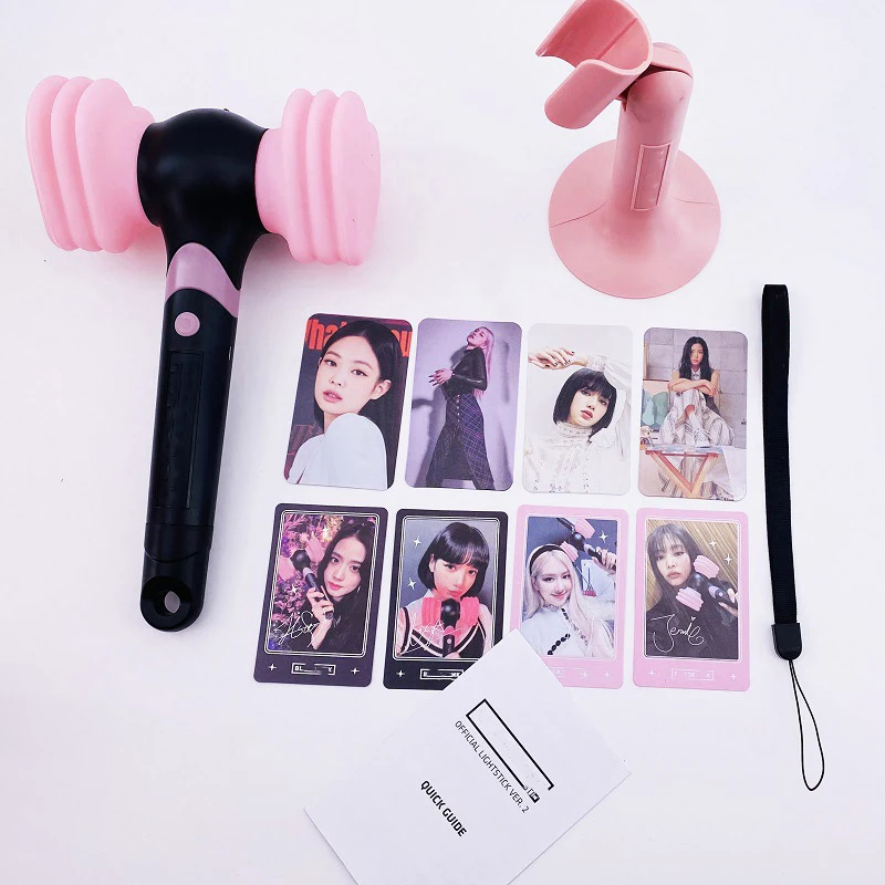 KPOP Lightstick com Bluetooth, Glow Hand Light, Concert Hammer, Cheer Light Stick Lamp, Fans Coleção Brinquedos, Ver.2