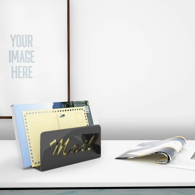 منظم بريد أكريليك متين ، حامل بريد ، فارز بريد ، حامل خطابات ، ظرف ، مكتب ، مدرسة ، مكتب