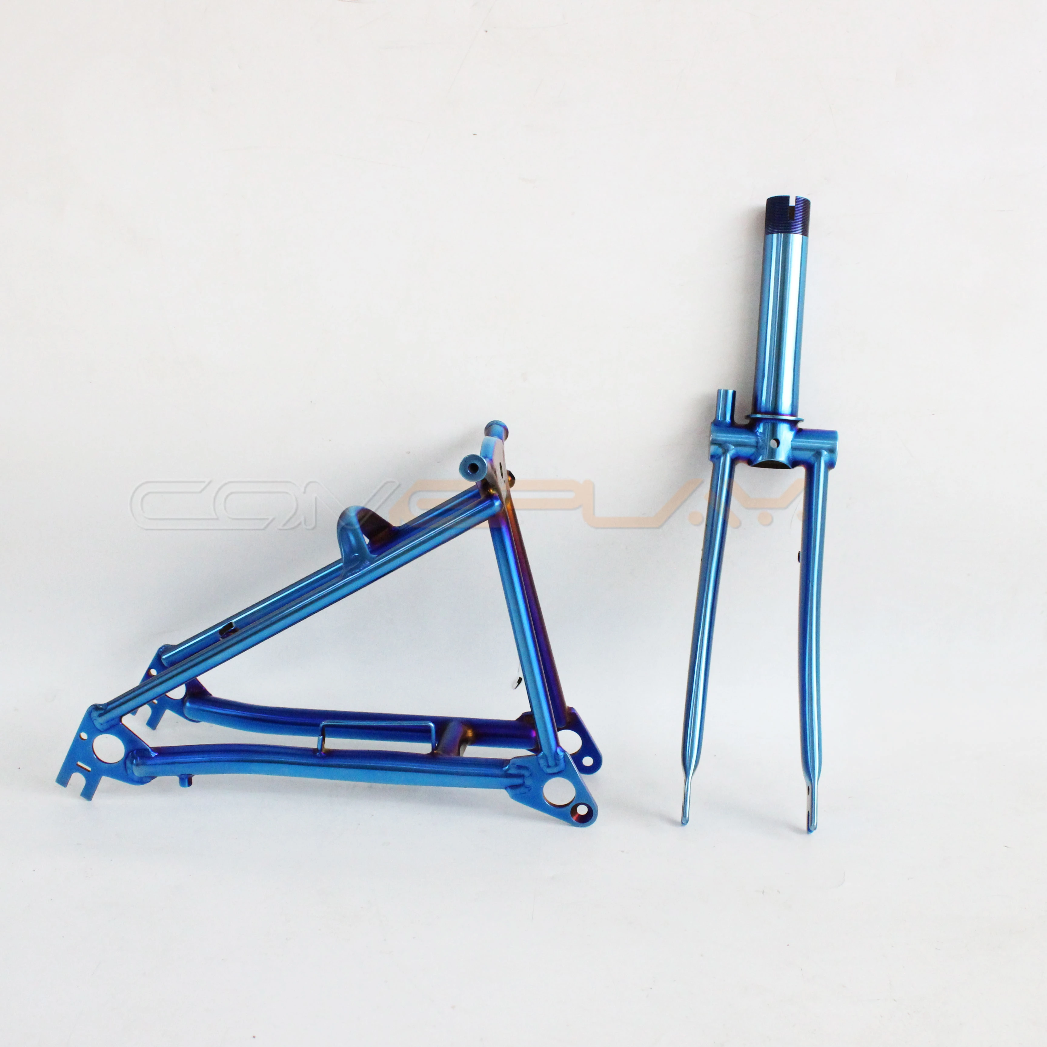 

Titanium Anodizing Parts Front Fork Rear Triangle
