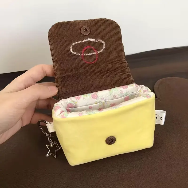 Bolso para cámara estilo pudín retro japonés original - Bolso para cámara retro suave para cámaras CCD y compactas, estilo lindo y cómodo, estilo suite, también se puede usar como monedero o tarjetero, bolso para cámara Kawi