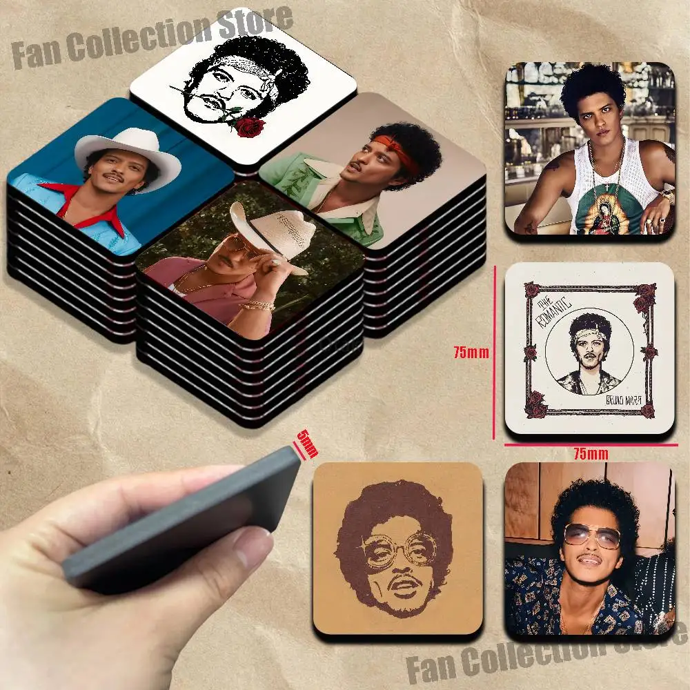 Singer B-Bruno Mars The Romantic Laser Sublimation Magnet Cute Fridge Magnets Personalized Sublimation Products for Kitchen