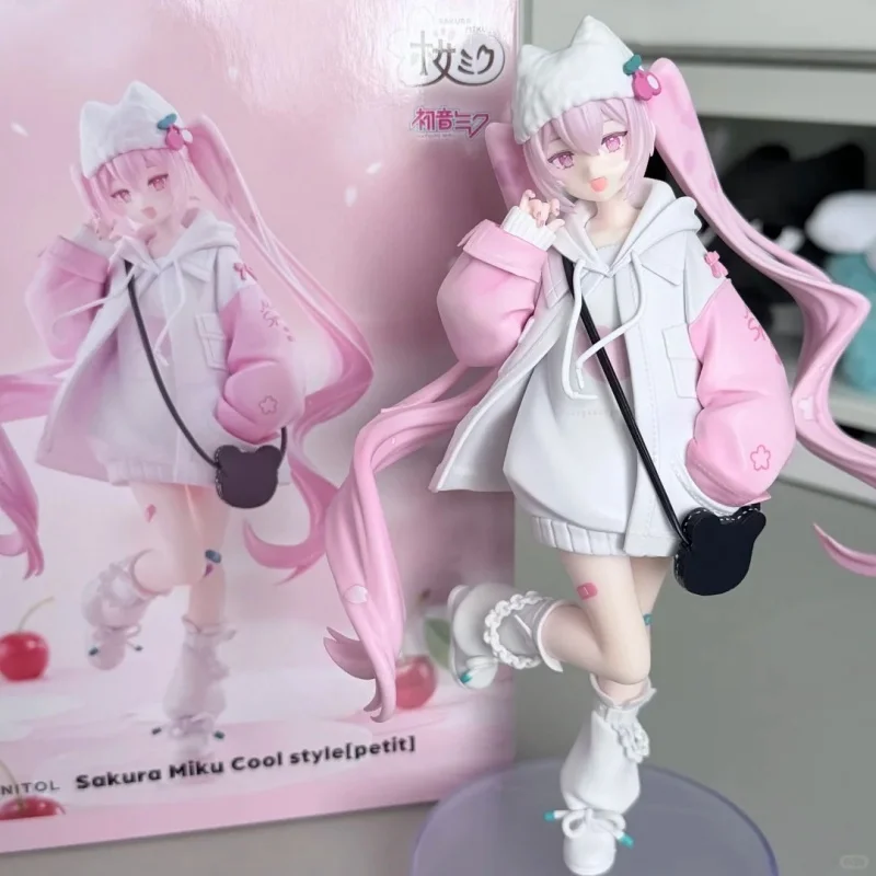 

Оригинальная фигурка Furyu Tenito Hatsune Miku Cherry Chuyin в крутом стиле, коллекционная, настраиваемая, кавайная, подарок на день рождения
