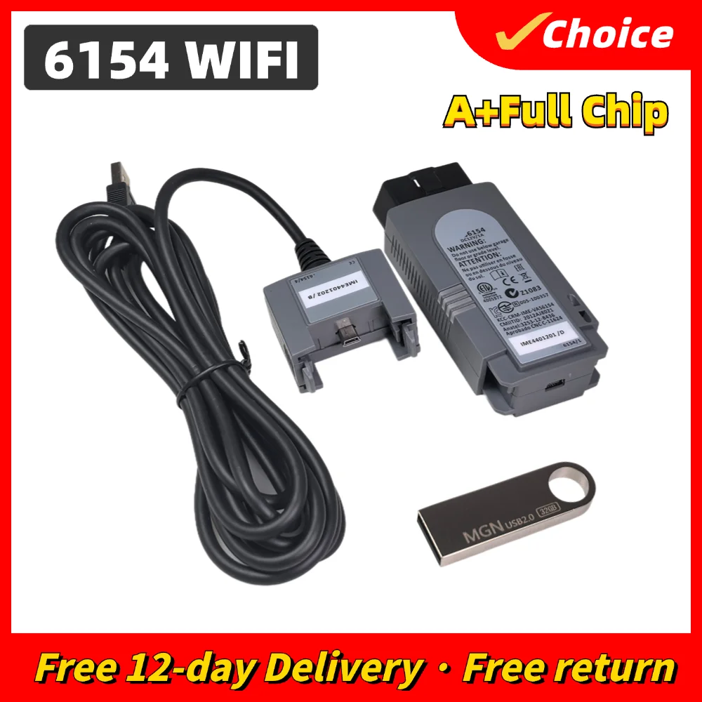 

Newest 6154a WIFI OBD2 6154 WIFI Car Diagnostic Tools Auto Scanner OKI 6154A