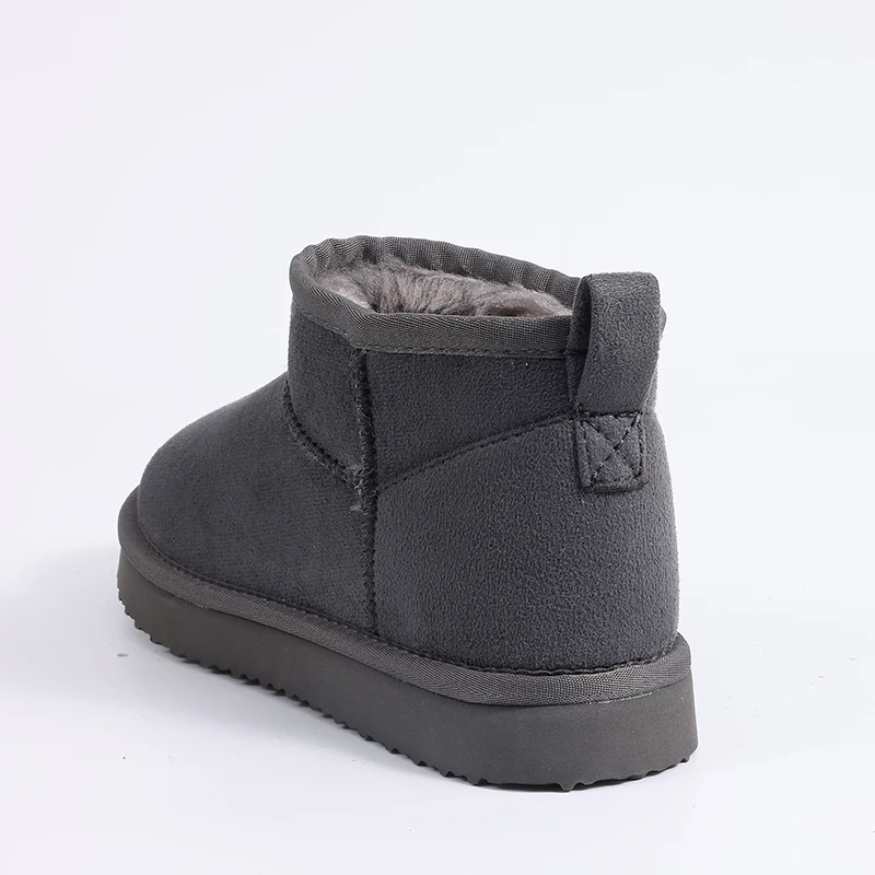 Bebealy Winter Fuzzy Mini Boots For Women Classic Suede Women Boots Fashion High Quality Antiskid Boots Warm Indoor House Boots