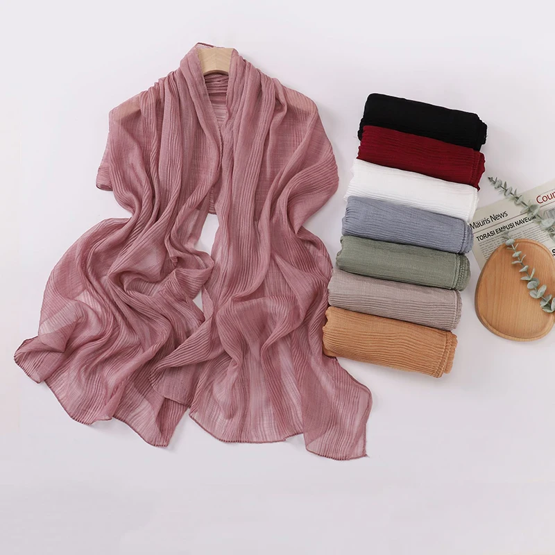 

Рамадан женские мусульманские хиджабы модный мягкий длинный шарф шаль простой хлопок трикотаж шарфы тюрбан весенняя женская накидка шали повязка на голову