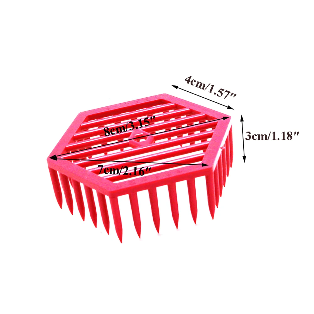 Izolacja klatki do odchowu pszczół bezpieczna na królowej pułapki o strukturze plastra miodu przed izolatem grzebienia wciskającym dostawy