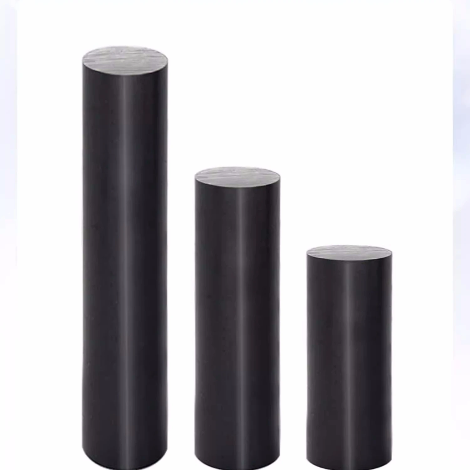 Custom PTFE Rod Solid Round Bar High-temperature Chemical Resistant Dia. 4mm - 300mm White Black