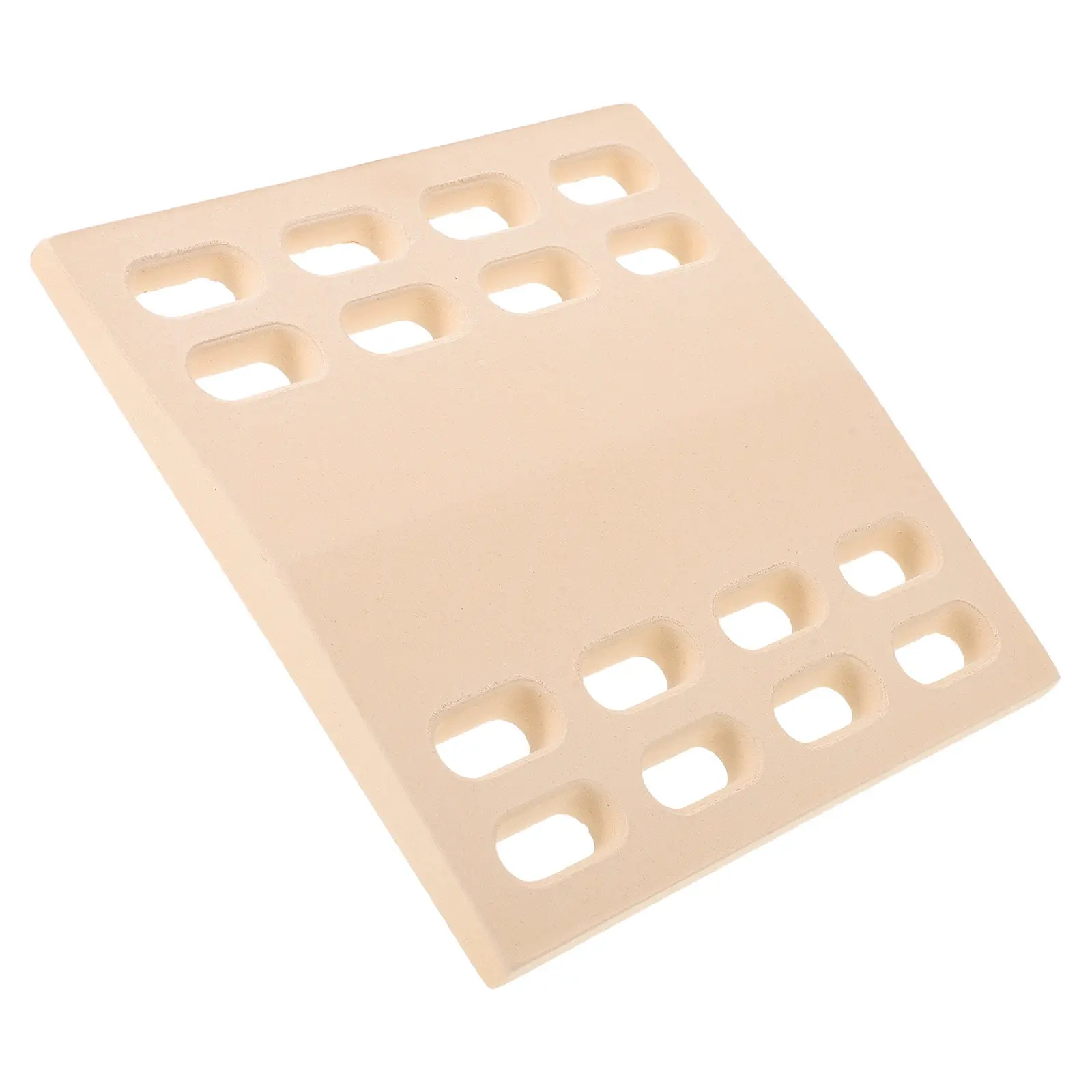 Ceramic Flame Tamer Heat Plate Replacement for Bbq Grill Ceramic Briquettes Radiant Brick High Temperature Resistance Even Flame