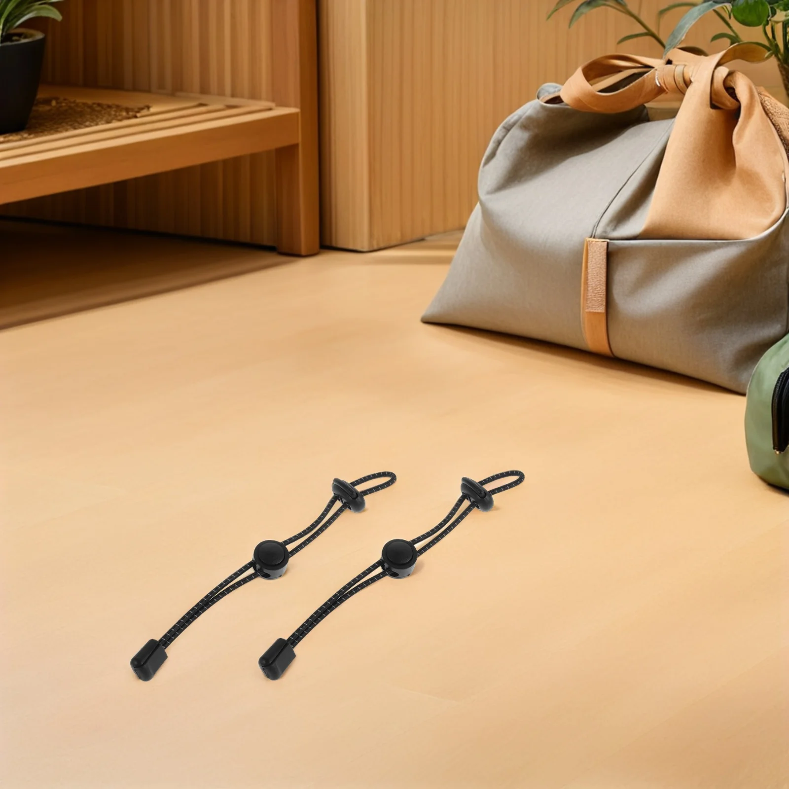 

4Pcs Trekking Pole Fixing Buckle Elastic Rope Lanyard Adjustable Straps Backpack Hiking Stick Holder Outdoor Equipment