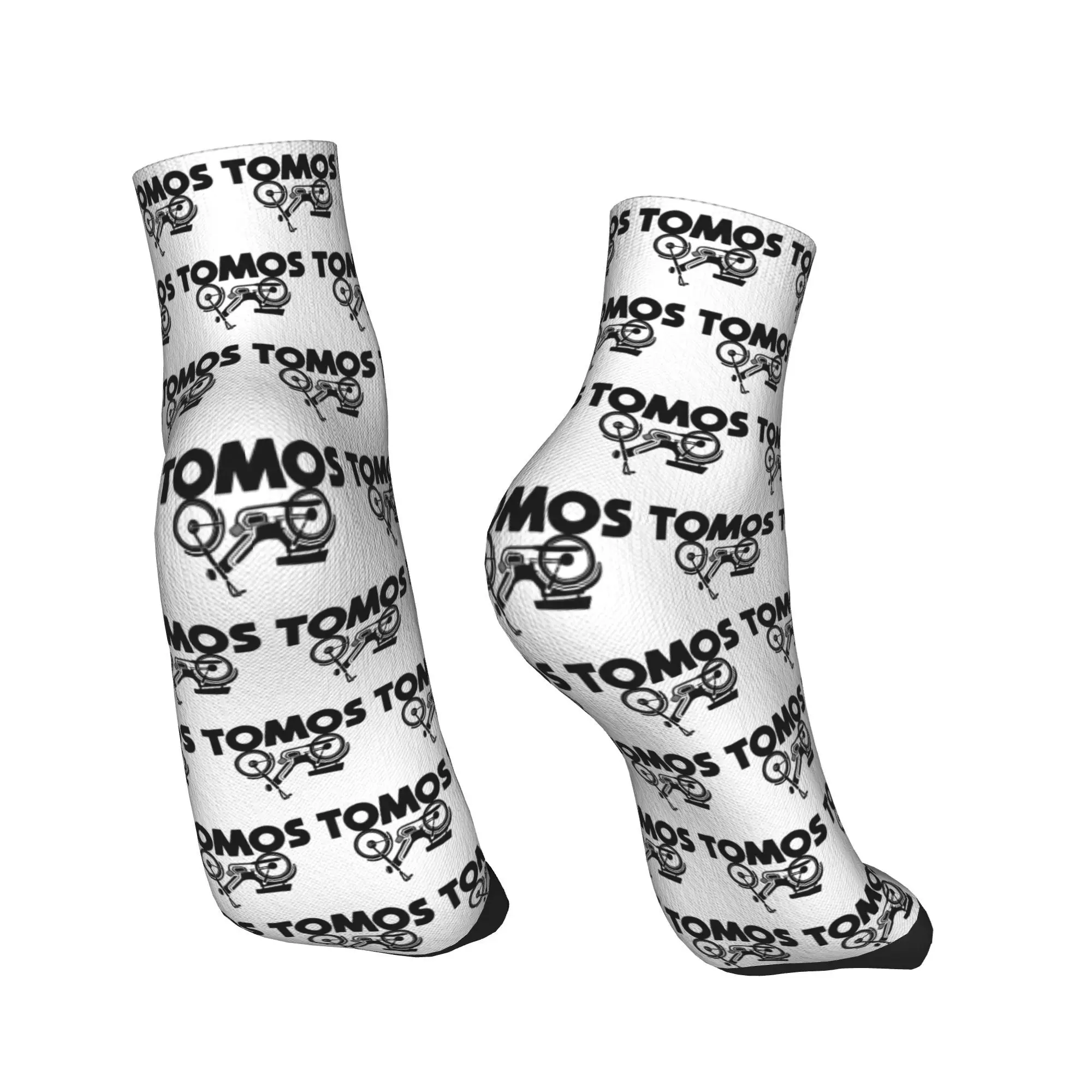 Calzini per ciclomotori Tomos per tutte le stagioni Calzini per equipaggio che assorbono il sudore Harajuku Calze alla moda per uomini e donne