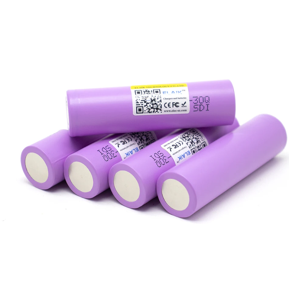 3.7V 3000mAh 18650 Battery For Samsung INR18650 30Q Lithium Lon Battery Replacement External Battery