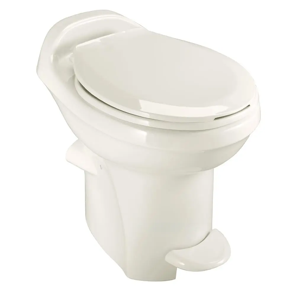 Thet Aqua-Magic Style Plus Gravity RV Toilet, High Profile, Bone