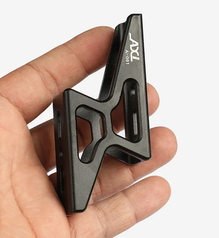 AXI Faltrad-Vordertasche Erhöhter Sockel Aluminiumlegierung Vorderradträger-Adapter Erhöhung für Dahon Brompton Faltrad – Detail 5