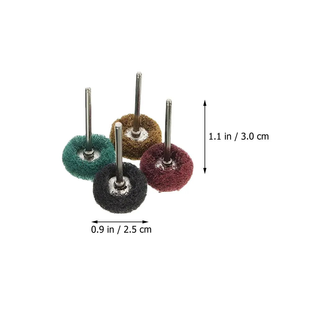 40 pièces ensemble outil de meulage tampon à récurer Nylon S roue Abrasive métal créatif polissage roue bijoux