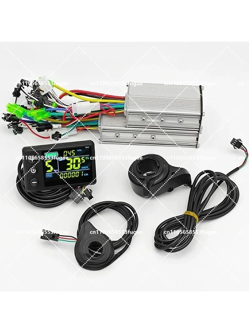 Ebike Brushless Motor Controller 500W 22A 36V 48V with S866 LCD Color Display for Electric Mountain Bike Scooter Accessories