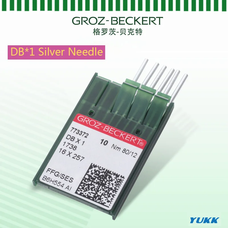 Groz Beckert DBX1 1738 16X257 Industrial Lockstitch Sewing Machine Needles Compatible With Knitting For JUKI BROTHER SINGER