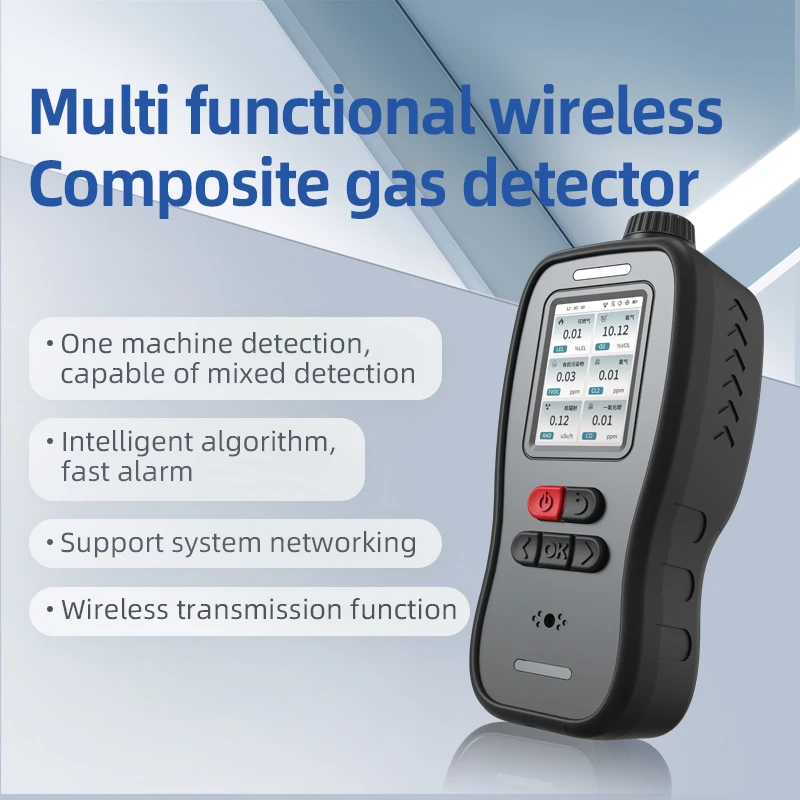 Detector multigas portátil tipo bomba LSJ SEED-MG.