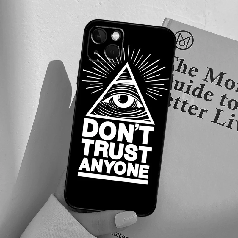 Illuminati Eye Occult Pyramid Phone Case For iPhone 11 12 13 Pro Max XS XR X 6 7 8 Plus 12 13 Mini SE 2020 Cover Shell