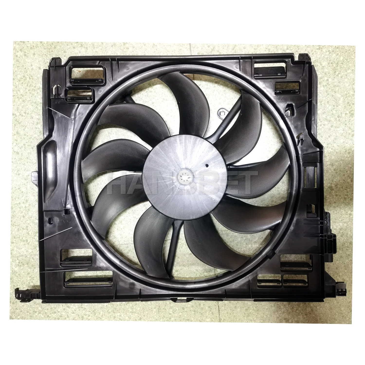 Radiator Genuine Cooling Fan Assembly 850W For BMW F18 F01 F02 F10 535i 523i 528i 530i 535i 640i 740i 17428509743 17427647652