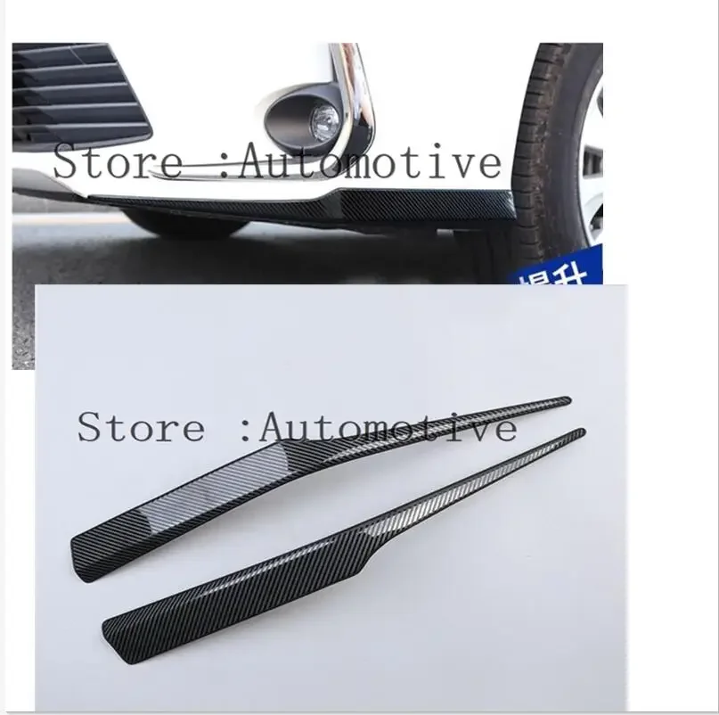 

Car Front Bumper Corner Protector Cover Trim Blue / Black / Silver Stainless Steel Accessories For Toyota Corolla 2019 - 2021