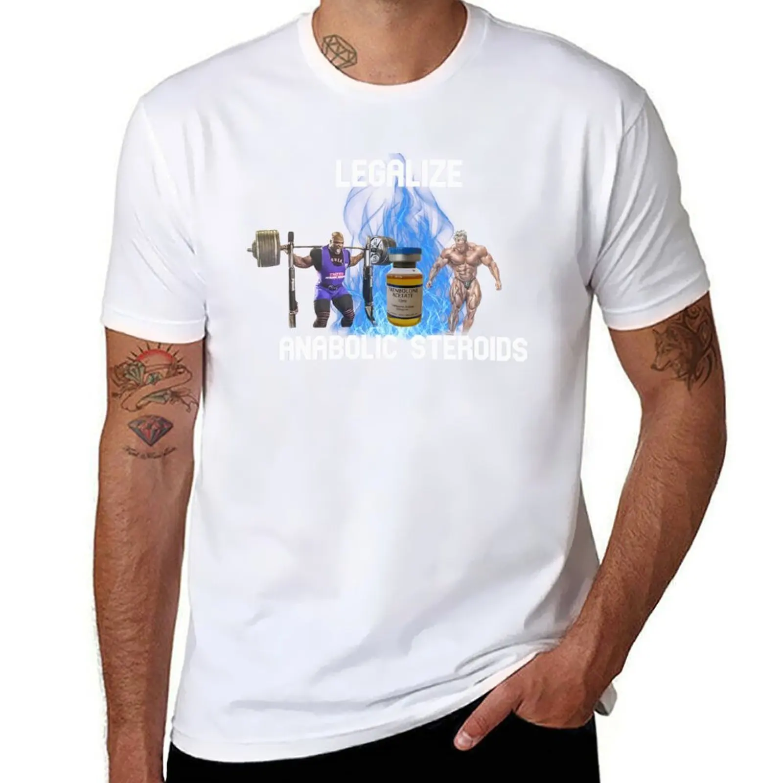 

Legalize Anabolic Steroids T-Shirt g man t shirts for men t shirts for man slim fit T-Shirt