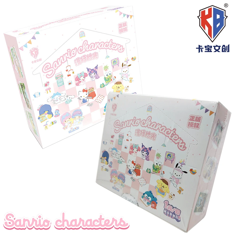 

KABAO Original Sanrio Collection Cards Pom Pom Purin Cinnamoroll Pochacco High Quality Cards Desktop Toys Children's Fun Gifts